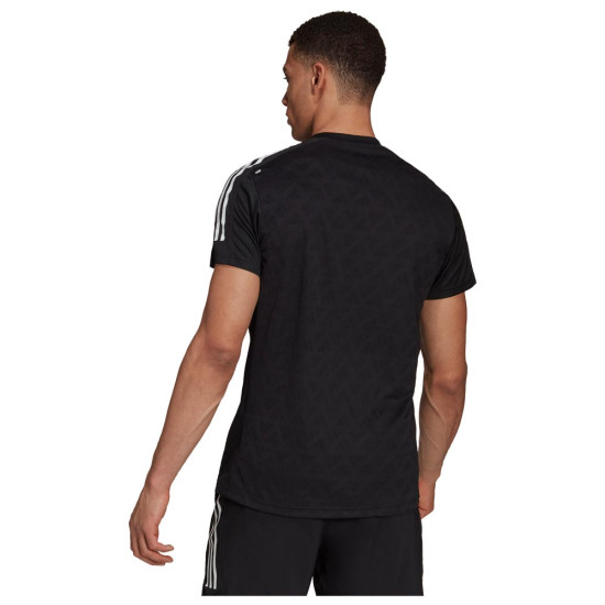 Adidas Ανδρική κοντομάνικη μπλούζα Own the Run 3-Stripes Running Tee